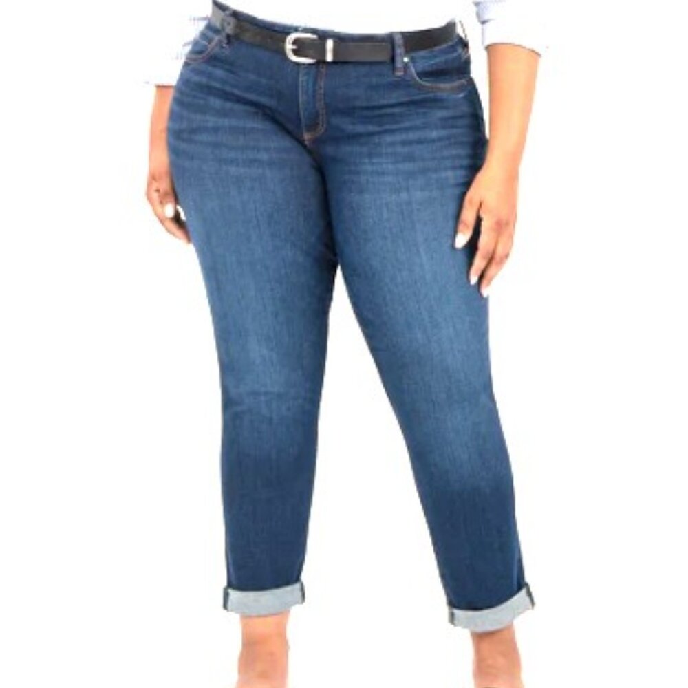 Kut from the Kloth Dark Blue Boyfriend Jeans
